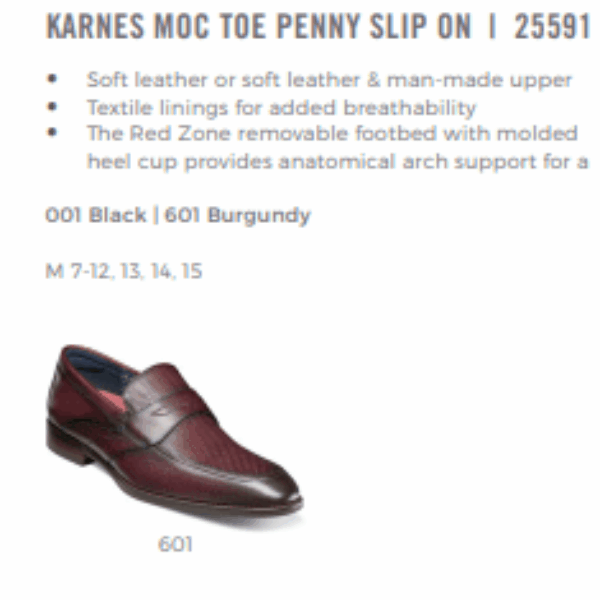 Karnes Moc Toe Penny Slip-on