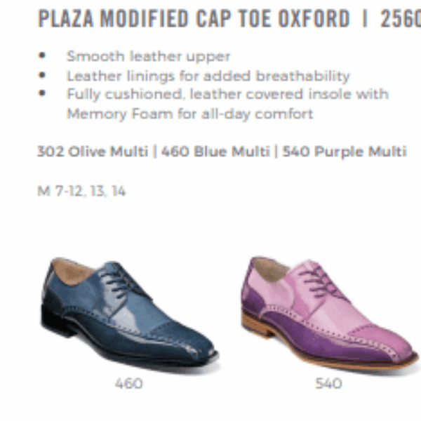 Plaza Modified Cap Toe Oxford