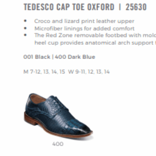Tedesco Cap Toe Oxford