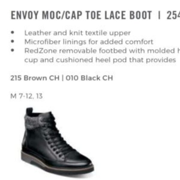 Envoy Moc/Cap Toe Lace Boot