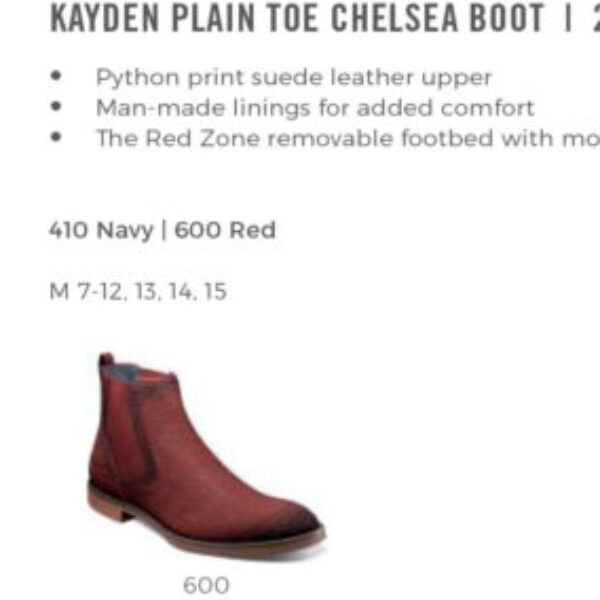 Kayden Plain Toe Chelsea Boot