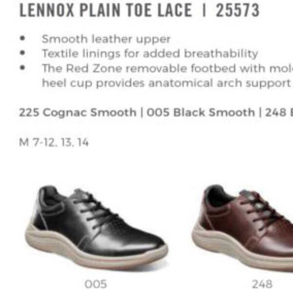 Lennox Plain Toe Lace