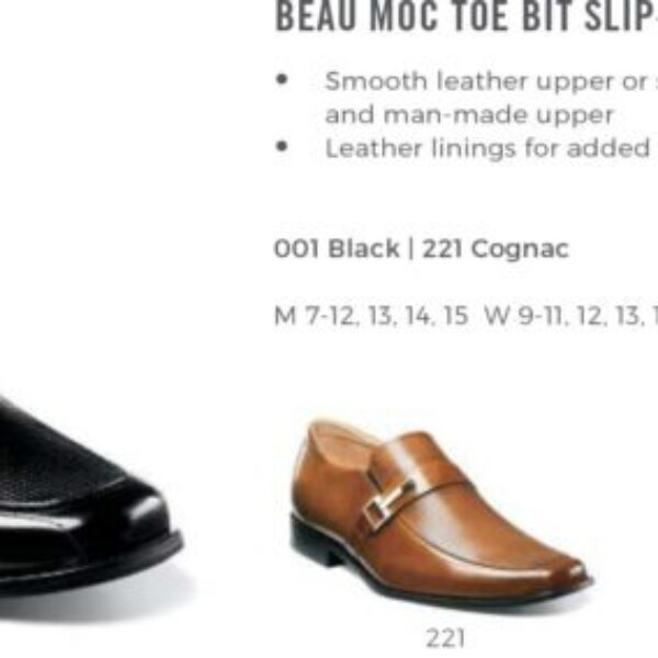 Beau Moc Toe Bit Slip-on