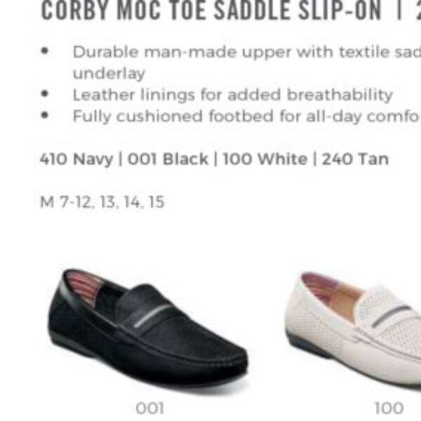 Corby Moc Toe Saddle Slip-on
