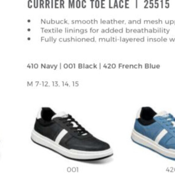 Currier Moc Toe Lace