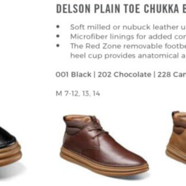 Delson Plain Toe Chukka Boot