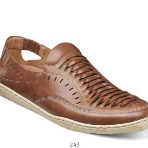 Ibiza Woven Vamp Moc Toe Slip-on