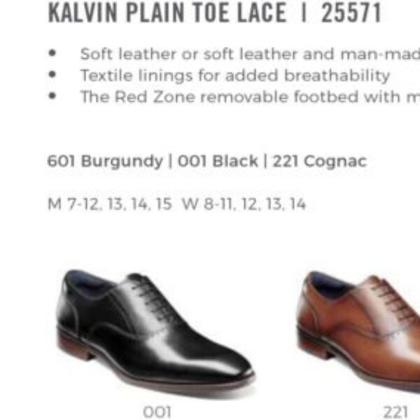 Kalvin Plain Toe Lace