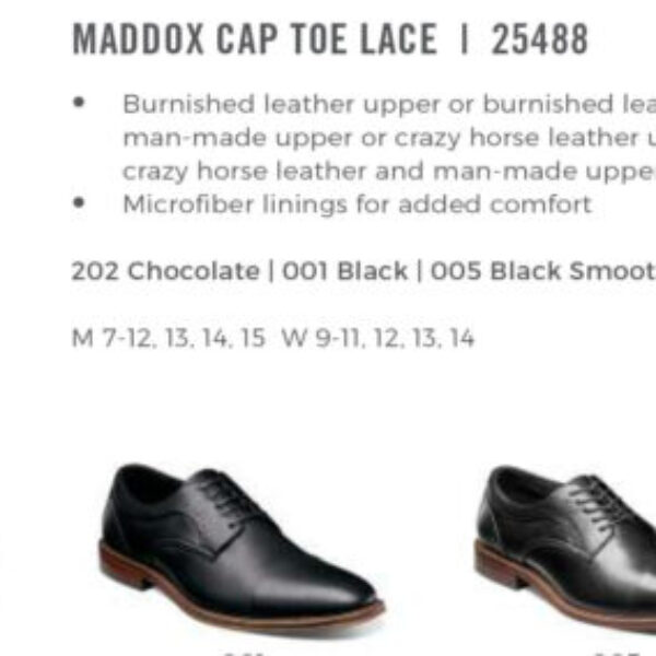 Maddox Cap Toe Lace
