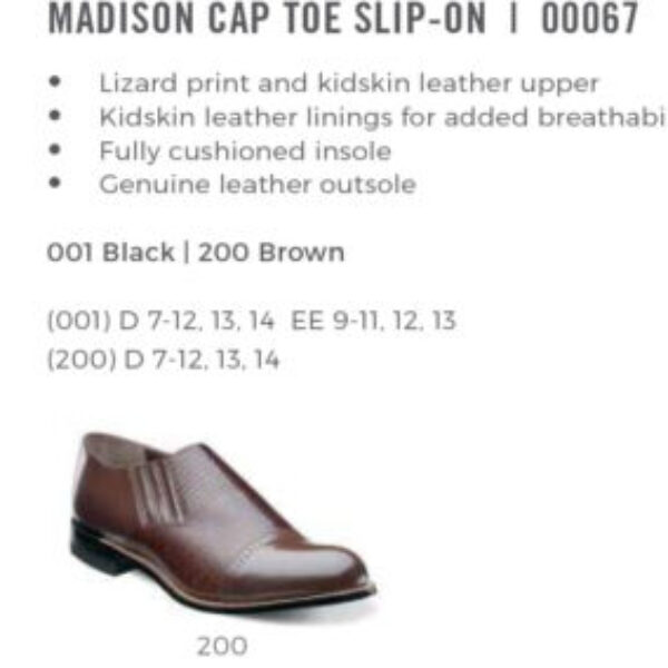 Madison Cap Toe Slip-on
