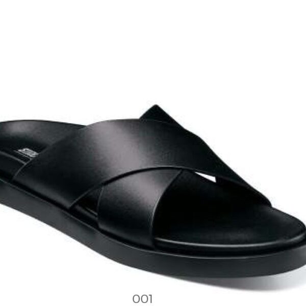 Montel Cross Strap Slide Sandal