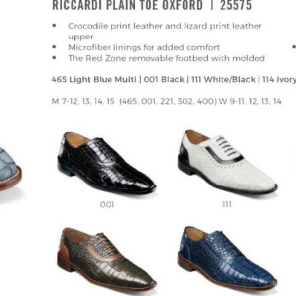 Riccardi Plain Toe Oxford
