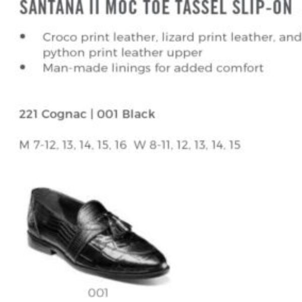Santana II Moc Toe Tassel Slip-on