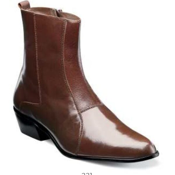 Santos Leather Sole Plain Toe Boot