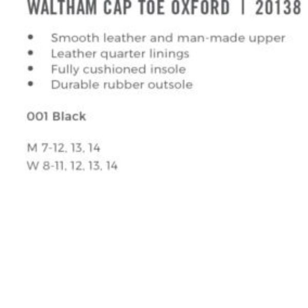 Waltham Cap Toe Oxford