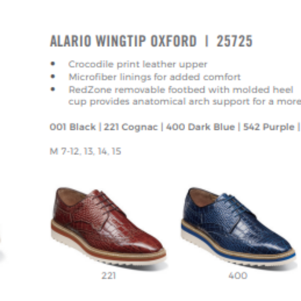 ALARIO WINGTIP OXFORD