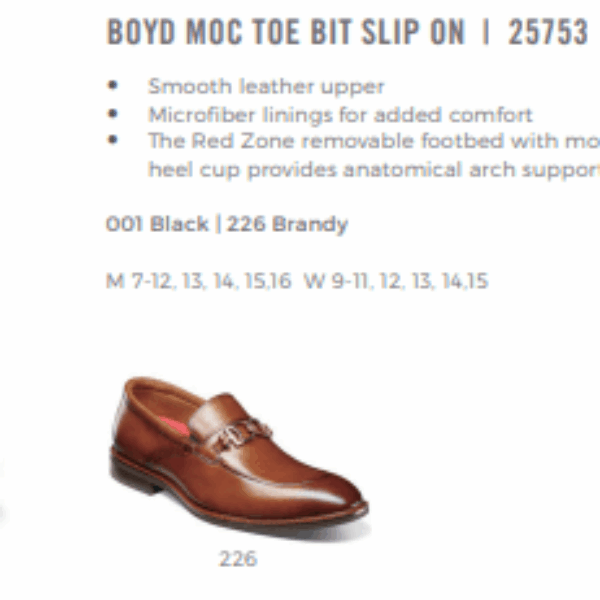 BOYD MOC TOE BIT SLIP ON
